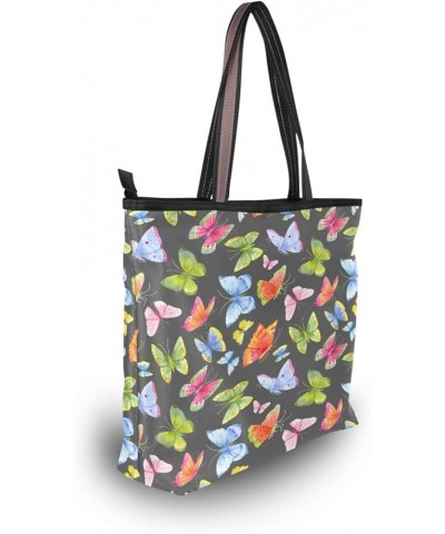 Tote Bag for Women with Zipper,Polyester Tote Purse Holiday Tote Bag Work Handbag Women Gift 9 $13.85 Totes