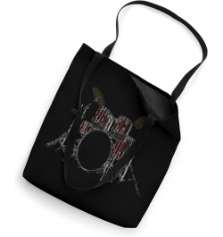 Drummer imprint drums music motif rock music fans art print Tote Bag $12.89 Totes