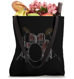 Drummer imprint drums music motif rock music fans art print Tote Bag $12.89 Totes