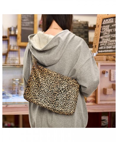 Fluffy Crossbody Bag for Women,Polyester Crossbody Bag Fluffy Tote Bag Lady Shoulder Bag 19 $13.43 Shoulder Bags