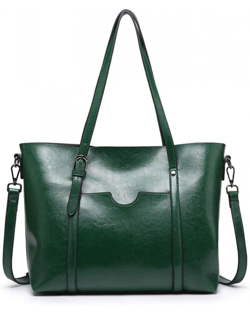 PU Leather Handbag For Women, Top Handle Tote Shoulder Crossbody Hobo Bag Satchel Purse Green Green $26.18 Totes