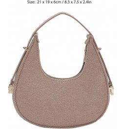 Stylish Women Shoulder Handbag Stylish Casual Portable Bag, Soft PU Portable Bag for Commuting Shopping Date Work Khaki $9.32...