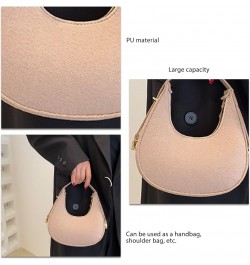 Stylish Women Shoulder Handbag Stylish Casual Portable Bag, Soft PU Portable Bag for Commuting Shopping Date Work Khaki $9.32...