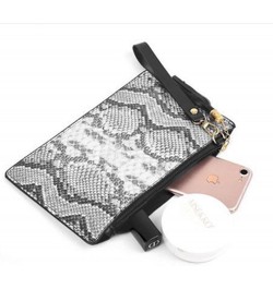 Fashion Women Animal Print Envelope Clutch Bag Ladies Retro Evening Party Prom Loop Handbag Purse (C-Black Leopard) D-grey $3...