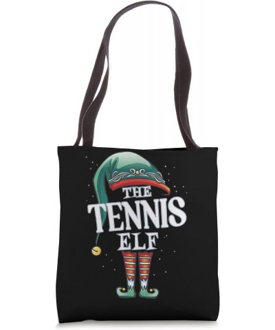 Tennis Elf Christmas Group Xmas Pajama Party Tote Bag $10.49 Totes