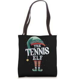 Tennis Elf Christmas Group Xmas Pajama Party Tote Bag $10.49 Totes