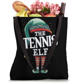 Tennis Elf Christmas Group Xmas Pajama Party Tote Bag $10.49 Totes