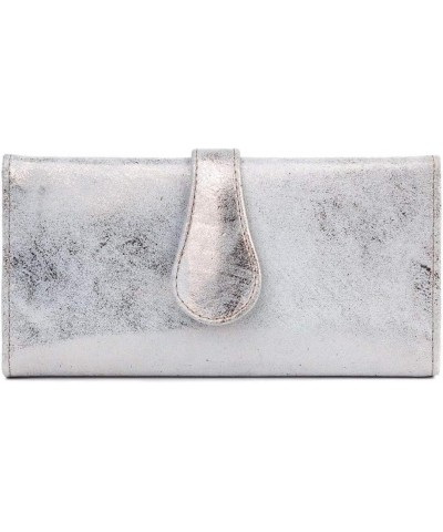 Women's Mila Printed Leather Trifold Wallet Rose Gold White $37.62 Wallets