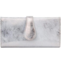 Women's Mila Printed Leather Trifold Wallet Rose Gold White $37.62 Wallets