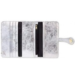 Women's Mila Printed Leather Trifold Wallet Rose Gold White $37.62 Wallets