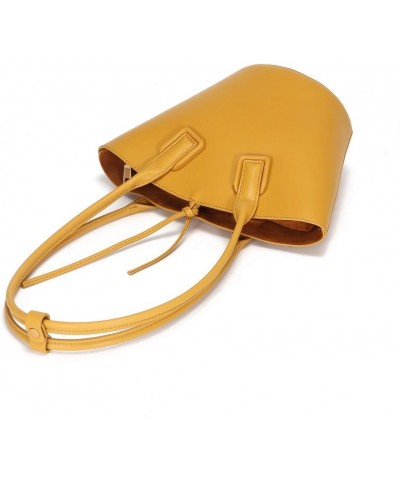 2020 New Fashionable Genuine Leather Sling Bags Handbags Catfish Bags Yellow $26.24 Handbags