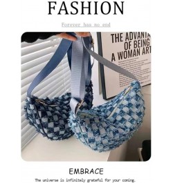 Denim Tote Bag canvas casual everyday Clutch Bag Adjustable Shoulder Handbag designed for the modern womanbolso de mujer Dark...