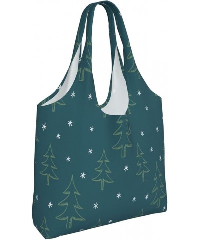 Merry Christmas Single Shoulder Commuter Canvas Tote Bags For Women And Men Merry Christmas114 $12.53 Totes