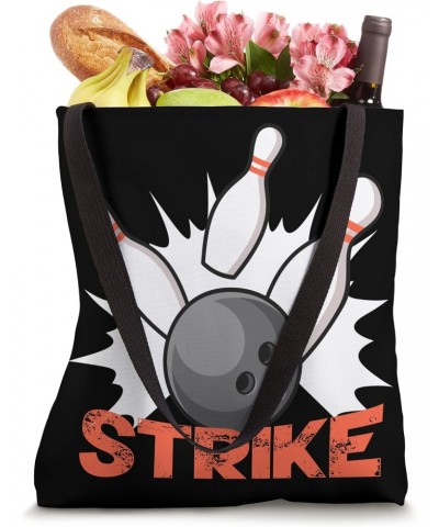 Funny Bowling Team - Strike Bowler Bowling Tote Bag $11.87 Totes