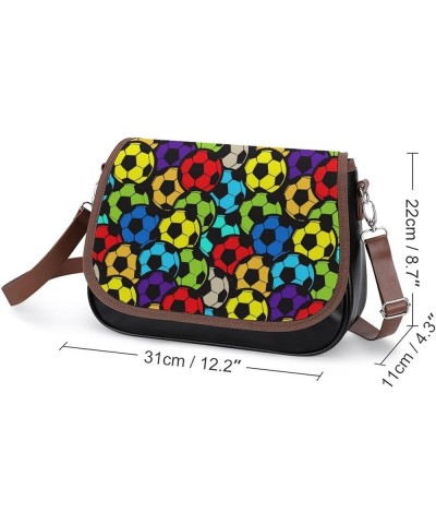 Women's Leather Crossbody Bags Casual Waterproof Shoulder Handbag Color674 $18.85 Satchels