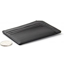 Wallet Solid Purse Men Purse Wallet Bag Material Credit ID Card Holder Purse Money Case for Men Ticket (Color : Black) Black ...