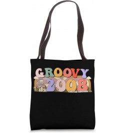 Groovy Since 2008 Retro Hippie 15th Birthday Tote Bag $15.49 Totes