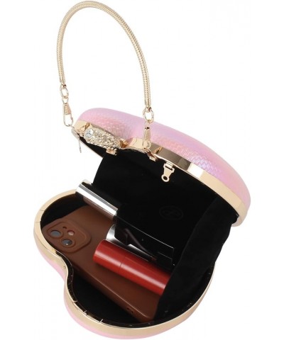 Mily Heart Shape Clutch Bag Messenger Shoulder Handbag Tote Evening Bag Purse 7650+pink $16.23 Evening Bags