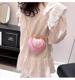 Mily Heart Shape Clutch Bag Messenger Shoulder Handbag Tote Evening Bag Purse 7650+pink $16.23 Evening Bags