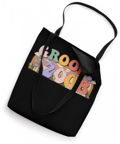 Groovy Since 2008 Retro Hippie 15th Birthday Tote Bag $15.49 Totes