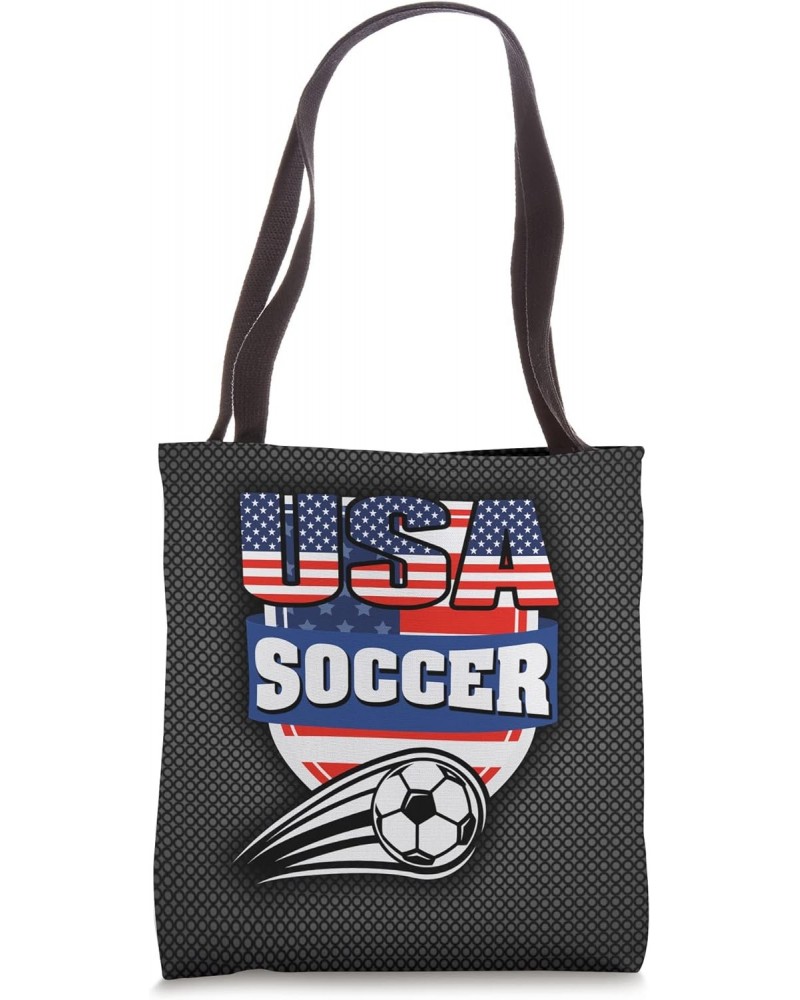 America Soccer Fans Jersey - United States Football Lovers Tote Bag $13.94 Totes