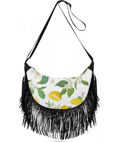 Women Fringe Tassel Cross Body Bag Leisure Shoulder Bag Color047 $11.34 Crossbody Bags