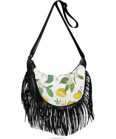 Women Fringe Tassel Cross Body Bag Leisure Shoulder Bag Color047 $11.34 Crossbody Bags