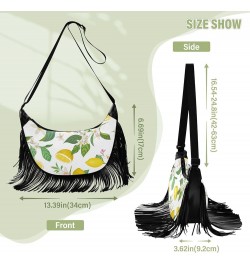 Women Fringe Tassel Cross Body Bag Leisure Shoulder Bag Color047 $11.34 Crossbody Bags