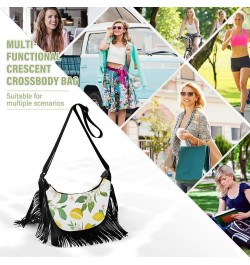 Women Fringe Tassel Cross Body Bag Leisure Shoulder Bag Color047 $11.34 Crossbody Bags