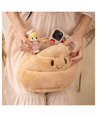 Funny Autmn & Winter Plush Poop Style Bag, Women Poop Shoulder Handbag, Interesting Poop Crossbody Bag For Daily Life $44.52 ...