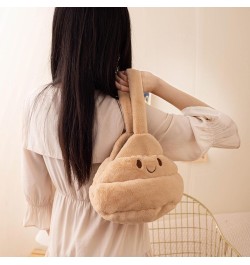 Funny Autmn & Winter Plush Poop Style Bag, Women Poop Shoulder Handbag, Interesting Poop Crossbody Bag For Daily Life $44.52 ...