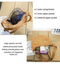 Canvas Tote Bag for Women Men Unisex Purses Women's Crossbody Handbags Hobo Shoulder Bag for Teen Girls… White $22.83 Hobo Bags