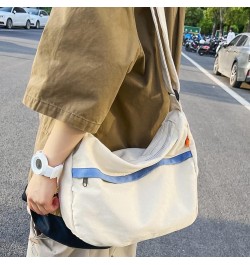 Canvas Tote Bag for Women Men Unisex Purses Women's Crossbody Handbags Hobo Shoulder Bag for Teen Girls… White $22.83 Hobo Bags