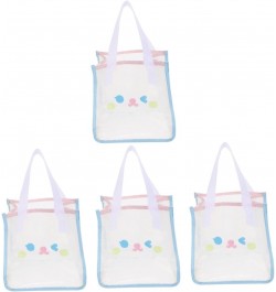 4pcs Handbag Womens Tote Bags for Work Transparent Bag Work Tote Bags for Women Adorable Beach Bag Hand Bags Cartoon Bags Cle...