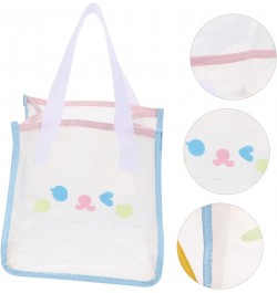 4pcs Handbag Womens Tote Bags for Work Transparent Bag Work Tote Bags for Women Adorable Beach Bag Hand Bags Cartoon Bags Cle...