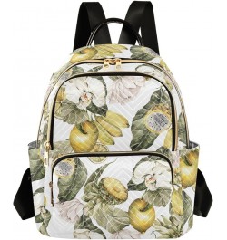 Lemon Banana Pineapple Women's Backpack Purse Causal Daypack Work Travel College Business Trip Bag Shoulder Bag Medium $14.07...