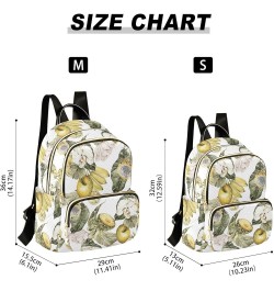 Lemon Banana Pineapple Women's Backpack Purse Causal Daypack Work Travel College Business Trip Bag Shoulder Bag Medium $14.07...