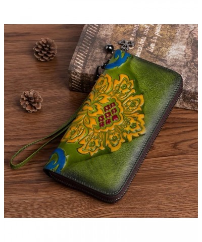 Long Ladies Wallet, Hand-Held Zipper Bag, Detachable Wristband Wallet Coin Purse fugulvse $26.77 Wallets