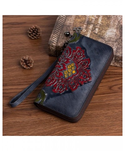 Long Ladies Wallet, Hand-Held Zipper Bag, Detachable Wristband Wallet Coin Purse fugulvse $26.77 Wallets