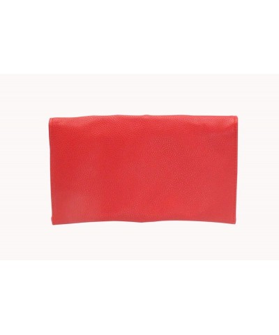 Women Glistening Evening Clutch Bags Sequin Envelope Handbag White and Red $10.98 Evening Bags