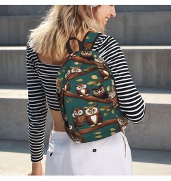 Magic Owel Print Lightweight Travel Canvas Backpack Casual Daypack For Men Women Work, Sports, Beach Black Small $24.23 Backp...