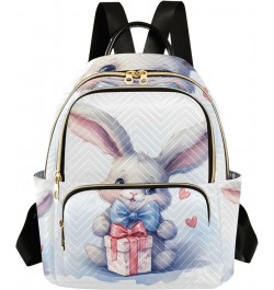 Small Backpack Purse for Women, White Rabbit Gift Travel Bag Casual Daypack Shoulder Bag Small $19.43 Backpacks