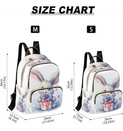 Small Backpack Purse for Women, White Rabbit Gift Travel Bag Casual Daypack Shoulder Bag Small $19.43 Backpacks