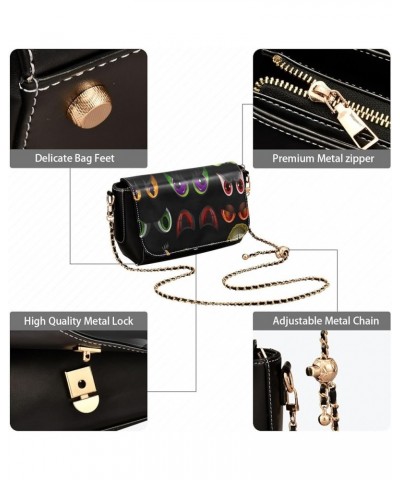 Crossbody Bags for Women Trendy Women's Black Shoulder Bag Small PU Leather Flap Cross Body Bag Handbags Pattern15 $24.18 Cro...