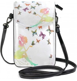 Crossbody Bag Vintage Cell Phone Pouch Wallet with Credit Card Slots Small Shoulder Bag Butterfly 13 $15.29 Crossbody Bags