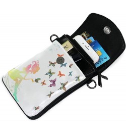 Crossbody Bag Vintage Cell Phone Pouch Wallet with Credit Card Slots Small Shoulder Bag Butterfly 13 $15.29 Crossbody Bags