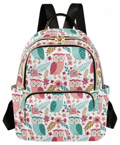 Mini Backpack Purse for Women Lightweight Girls Small Size Cartoon Owl Print School Teens College Traveling Medium $14.19 Bac...