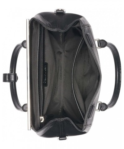 Perry Organizational Dome Satchel Black/Silver $61.28 Satchels