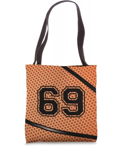 Basketball Jersey Number 69 Sixty Nine No 69 Game Play Tote Bag $10.49 Totes