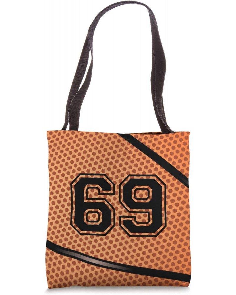 Basketball Jersey Number 69 Sixty Nine No 69 Game Play Tote Bag $10.49 Totes